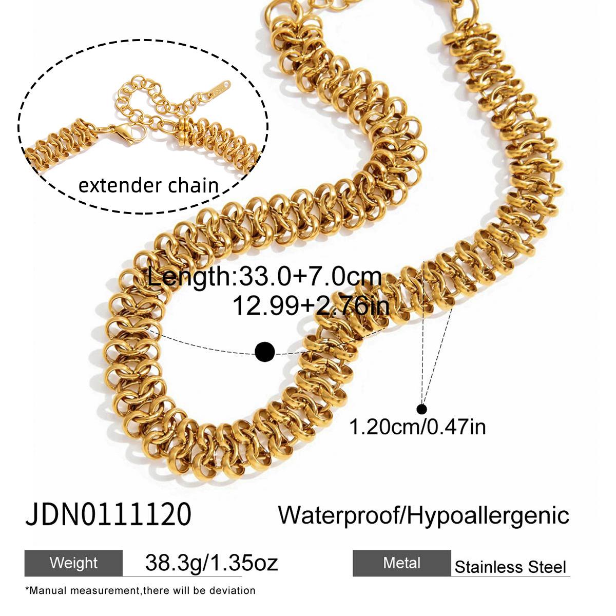 

Легка розкіш нішевий мінімалістичний стиль товстий ланцюжок намисто намисто ювелірні вироби