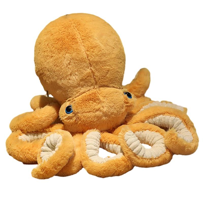 Cute Plush Octopus Toy Cross-border Bestseller Perfect Gift For Girls Soft And Cuddly Cartoon Style коричневый