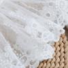 1 paio di polsini staccabili in pizzo, fiori, rete, maniche finte svasate, doppio strato, plissettate, arricciate, polsini finti per maglione e camicetta, scaldapolsi