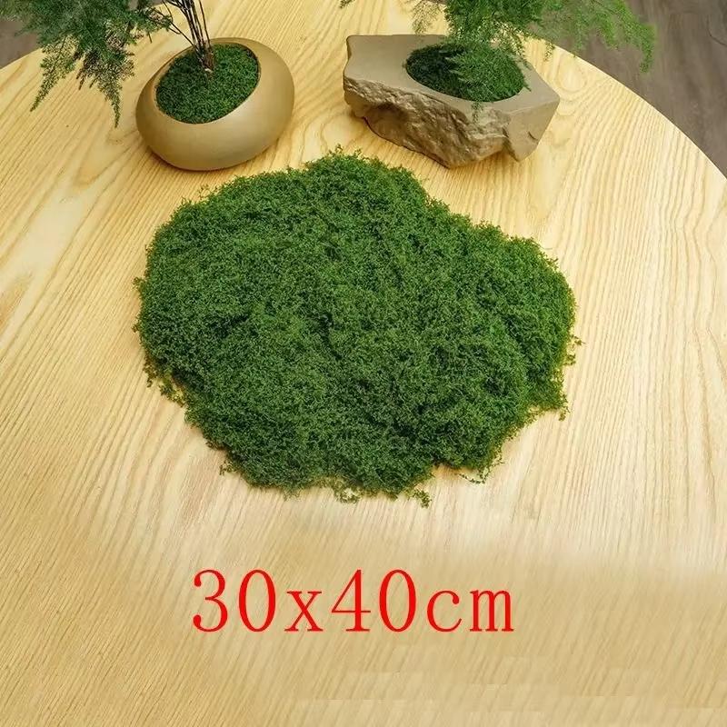Green Artificial Moss DIY Crafts Grass Fake Moss Green Plant for Home Room Garden Decor Landscape Fake Grass Flower Pot Ornament