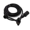Electric Winch Remote Control with 3 Prong Connector and 3 Meter Extension Cable for Safe and Convenient Vehicle Recovery