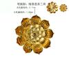 2pcs Incense Holder for Sticks Alloy Incense Burner Creative 3 Levels Lotus Incense Stick Holder and Detachable Ash Catcher