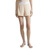 Calvin Klein Cooling Antibacterial Ice Comfort Series Soft Breathable Home Shorts Sleep Pants Women shorts Oat-Milk AD0008ACI