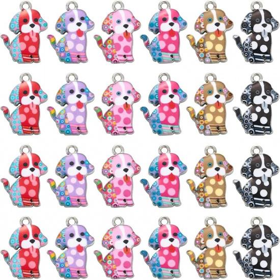 KitBeads 40pcs Enamel Rabbit Charms Mixed Styles Easter Bunny Charms Flower Printed Animal Bunny Rabbit Charms for Jewelry Making Bulk