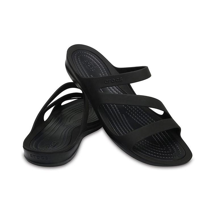 Crocs Swiftwater Slippers 'Black' Women's 203998-060