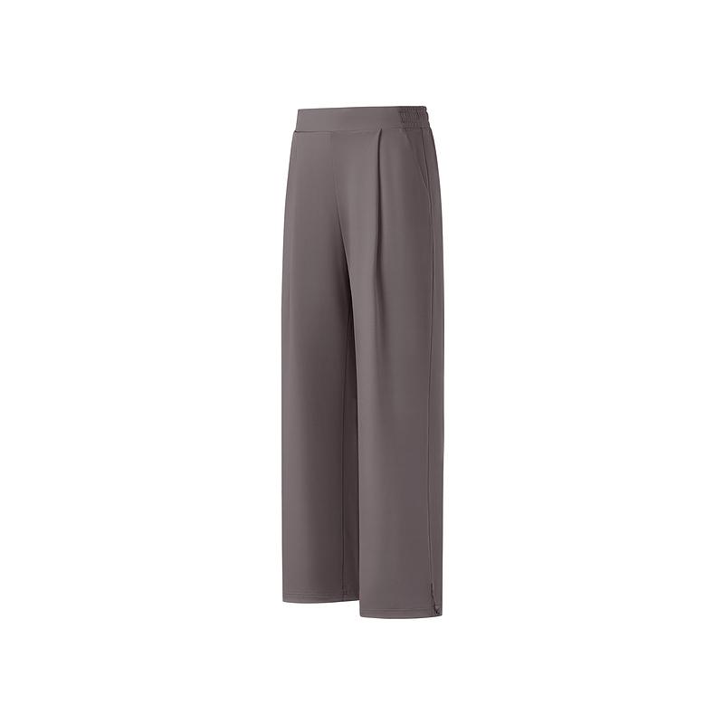 Skechers Comfortable Versatile Simple Fashion Casual Pants Women bottoms Coal-Gray P225W078-01F1 S