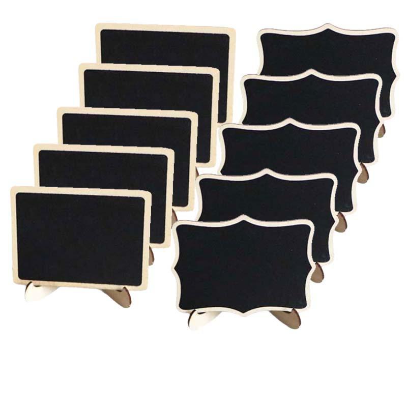 Small Square Wooden Blackboard, Desktop Decoration, Ideal for Wedding Celebration, Anniversary, Spring Summer Autumn Winter Gift