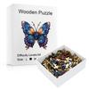 Butterfly Picture Animal Wooden Puzzle Delicate A3 A4 A5 3D Shaped Wooden Crafts Holiday Gift Puzzle Adult Stress Relief Toy