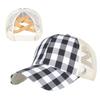 Elastic Mesh Ponytail Baseball Cap - Duckbill Sun Hat