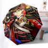 1pc Anime Character Inspired Outdoor Umbrella - Automatic Opening/Closing, 3-Fold Design, 8-Bone Frame, Perfect for Fans, Travel, Daily Use, and Gifts
