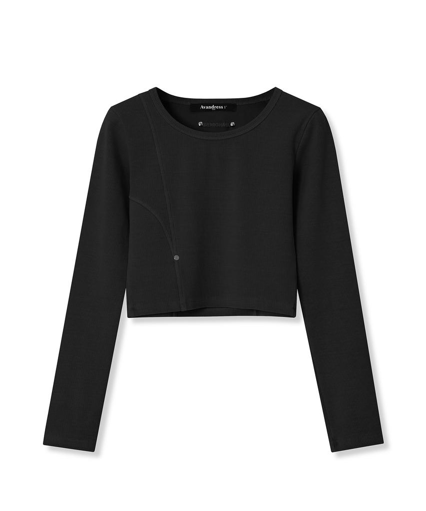 AVANDRESS 3D Pattern Long Tee - 4Col