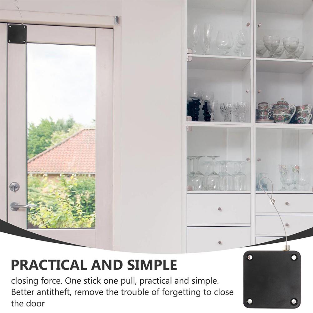 3pcs Auto Door Closer Home Sliding Door Closer Punch Free Automatic Door Closer Sliding Screen Door Closer
