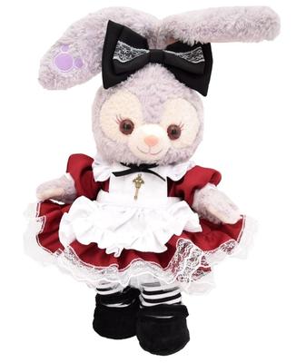 Alice In Wonderland Teddy Bear, Stella Lou, Dress-Up Costume, Bordeaux, No Body, Size Small