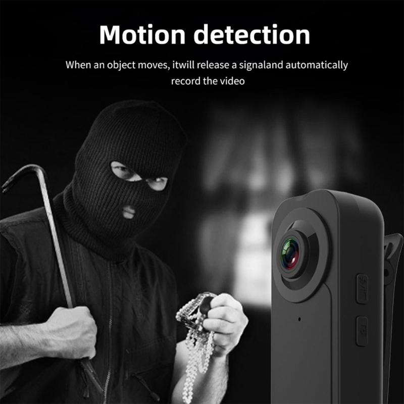 A18 Wearable Sports Camera 1080P Resolution Night Mode For Travel And Security Lightweighted