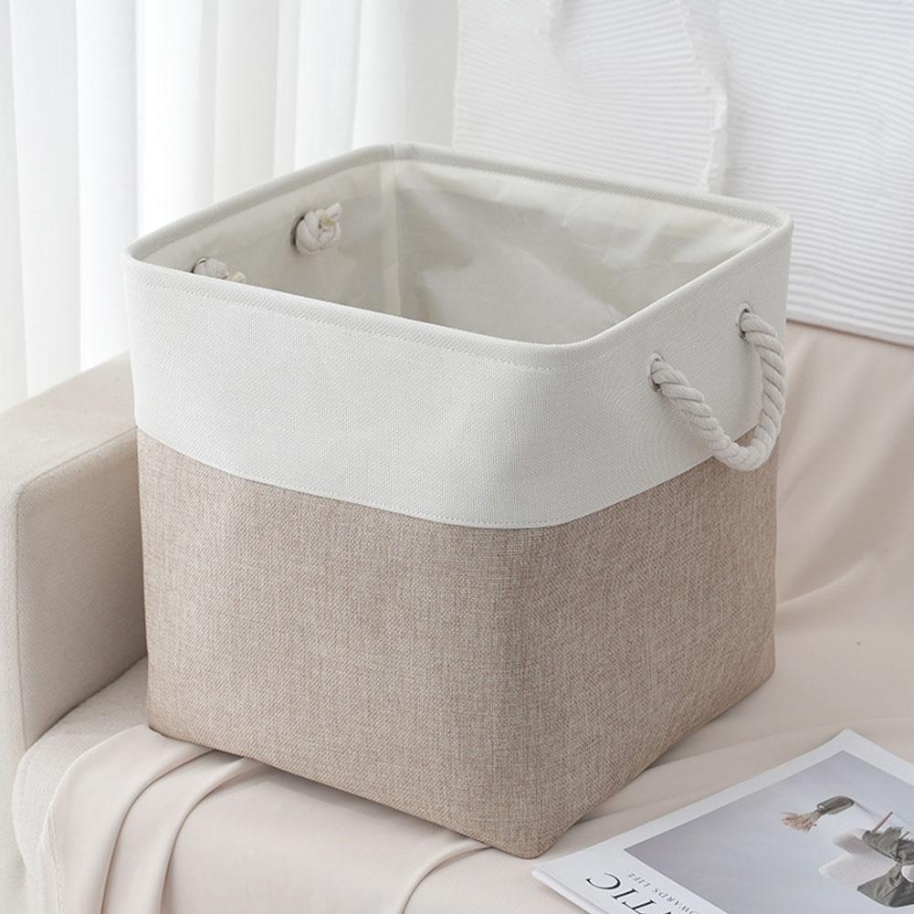 Folding Fabric Storage Basket Portable Multi-functional Home Supplies Sundries Sorting Basket Cube Toys Sock Organizer Box