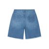 New Converse Denim Shorts Women's Blue 10027228-A01