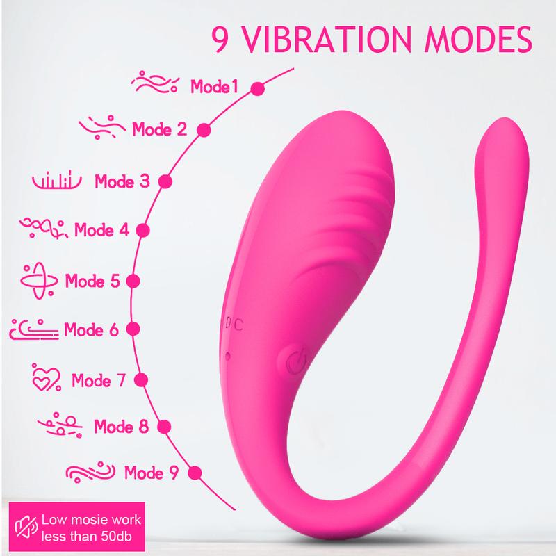 APP Controlled Vaginal Vibrators Clit Stimulator Massager  G Spot 9 Speed Anal Vibrating Egg Adult Sex Toys for Women Couples