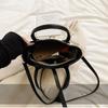 Fashiable Ctrast Color Women's Hand-Bucket Bag New Versatile Crossbody Underarm Bag Elegant Temperament Shoulder Bag