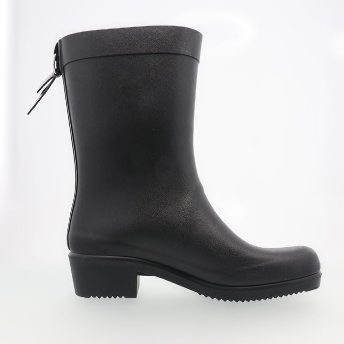 Rain Boots Milica Mid Rubber Boots Black [Aigle] [Official]