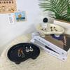 Splashed Ink Irregular Tray Resin Aromatherapy Jewelry Storage Niche Coffee Table High Tray Home Decoration Kitchen Decoration