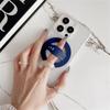 Hollow Strong Magnetic Liquid Silicone Comfortable Circular Grip Phone Holder For MagSafe Powerful Grip For Phone Ring Holder