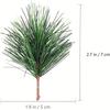 10Pcs 7cm Christmas Decoration Artificial Green Pine Xmas Tree Pendant Home Room Decor New Year 2025 Gift Wreath DIY Accessories