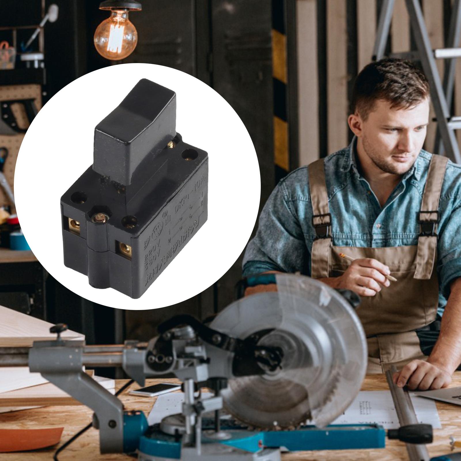 

Перемикач ножа 250V-5E4 10A Замок Електроінструмент Різальна машина Електрична дриль Кутова шліфувальна машина Перемикач Тригери Кнопки Інструменти