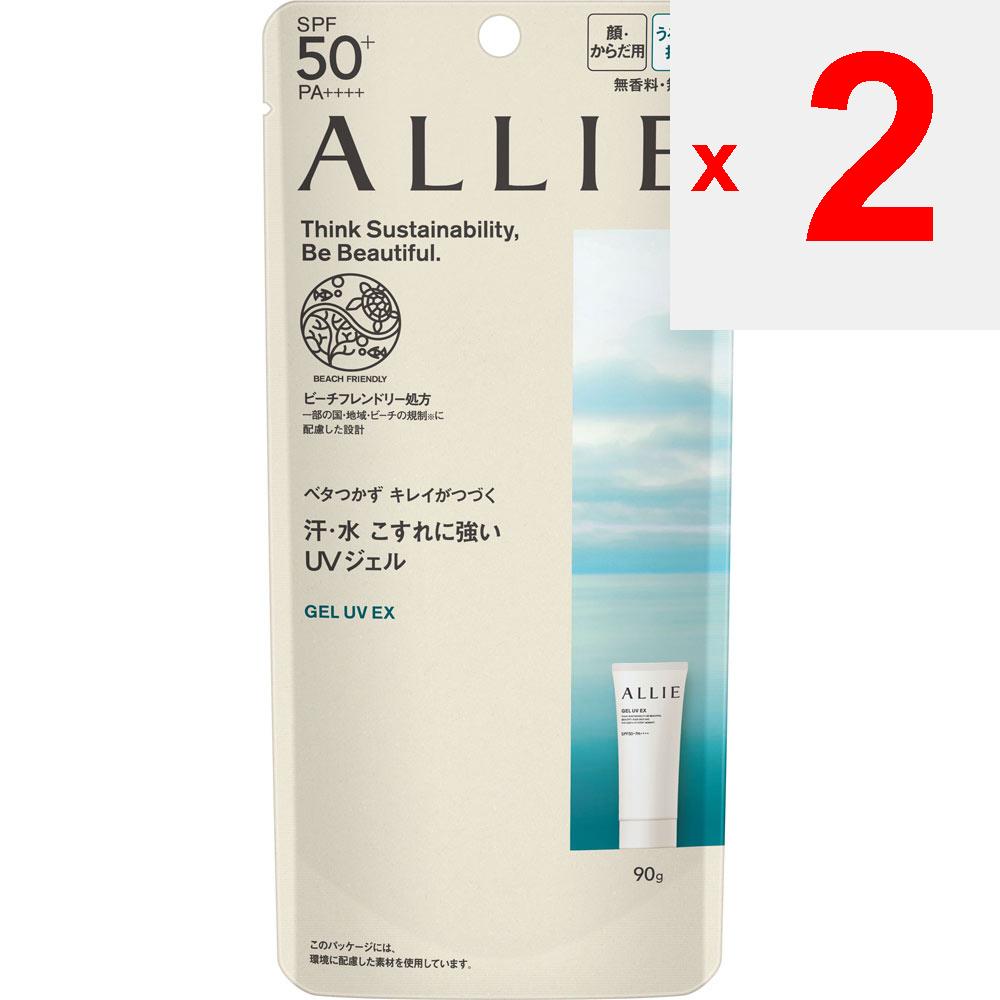 Kanebo Ally Chrono Beauty Gel UV EX 90g Sonnenpflege Für Gesicht und Hals, nach der Vorbereitung der Haut mit Basiskosmetik, eine angemessene Menge gleichmäßig auftragen