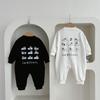 Infant & Toddler Bear Pocket Onesie Romper, Combed Cotton, Soft, Trendy Sweatshirt Style, 0-2 Years