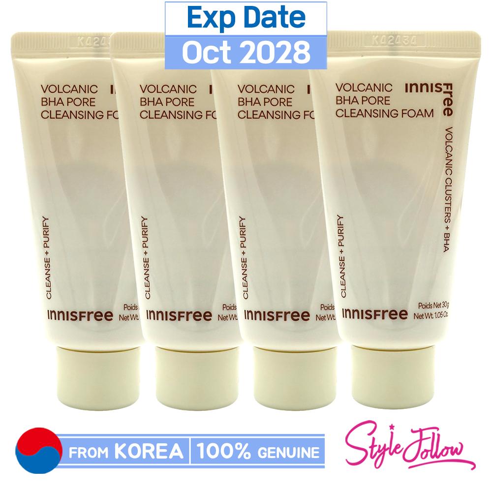 

4шт/120мл_[INNISFREE] Пенка для очищения пор с вулканическим содержанием BHA, 30г (Образец) 30g X 4pcs (120g)