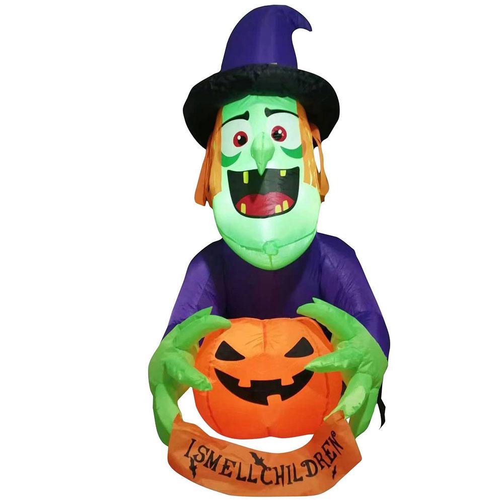 

Halloween Inflatables Witch Decorations Outdoor Ornament Blow Up Witch Climbing Window Witch Model for Halloween Decoration UK