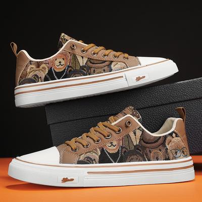 New Fashion Khaki Men's Summer Shoes Flat Breathable Canvas Shoes Men Trainers Lace-up Casual Sneakers Men 2025 Espadrille Homme