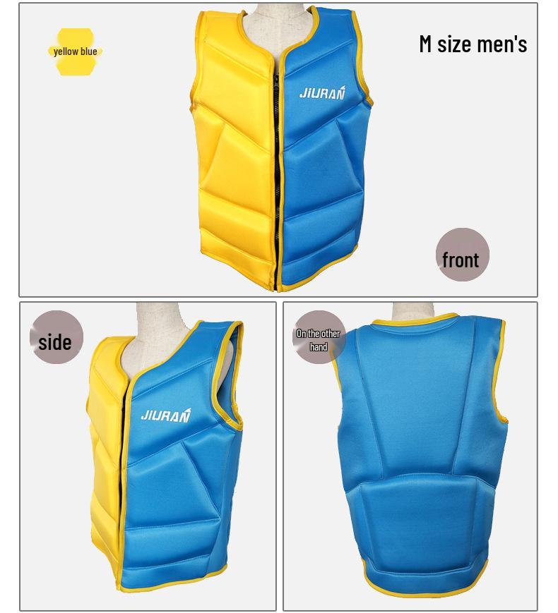 Adult Marine Buoyancy Vest for Swimming, Diving, and Fishing
