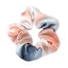 Lystrfac Solid Color Slik Padded Pleated Hairband for Women Fashion Scrunchy Headband Retro Hair Loop Female Hair Accessories