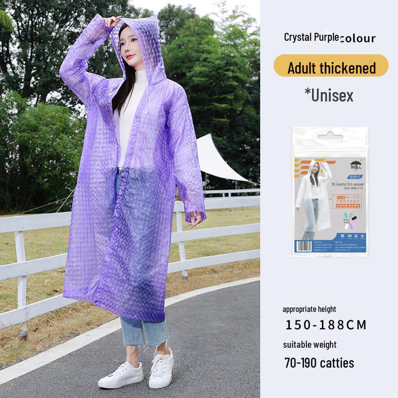 "Children's Full-Body Rainstorm-Proof Disposable Raincoat for Boys and Girls with Backpacks"