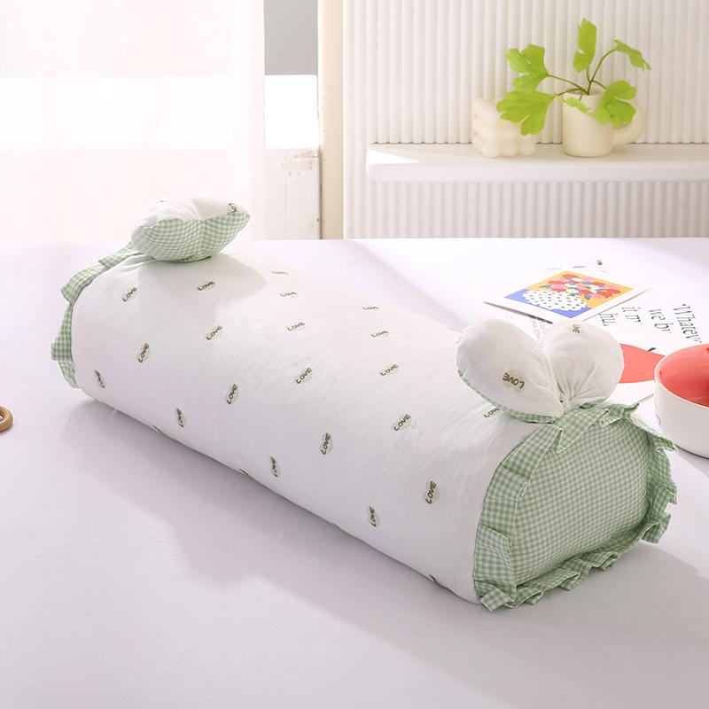 Pure Cotton Cartoon Buckwheat Pillow - Breathable, Sweat-Absorbent, Herbal Core, Removable & Washable Cover, Ideal for Kids & Students.