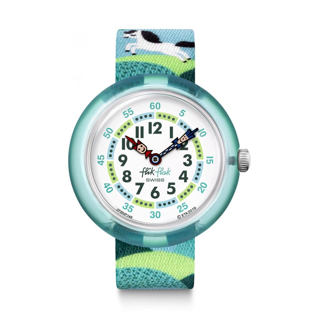 Swatch Kinder Flik Flak Feifei Serie 32mm Weiße Uhr ZFBNP149 ZFBNP149