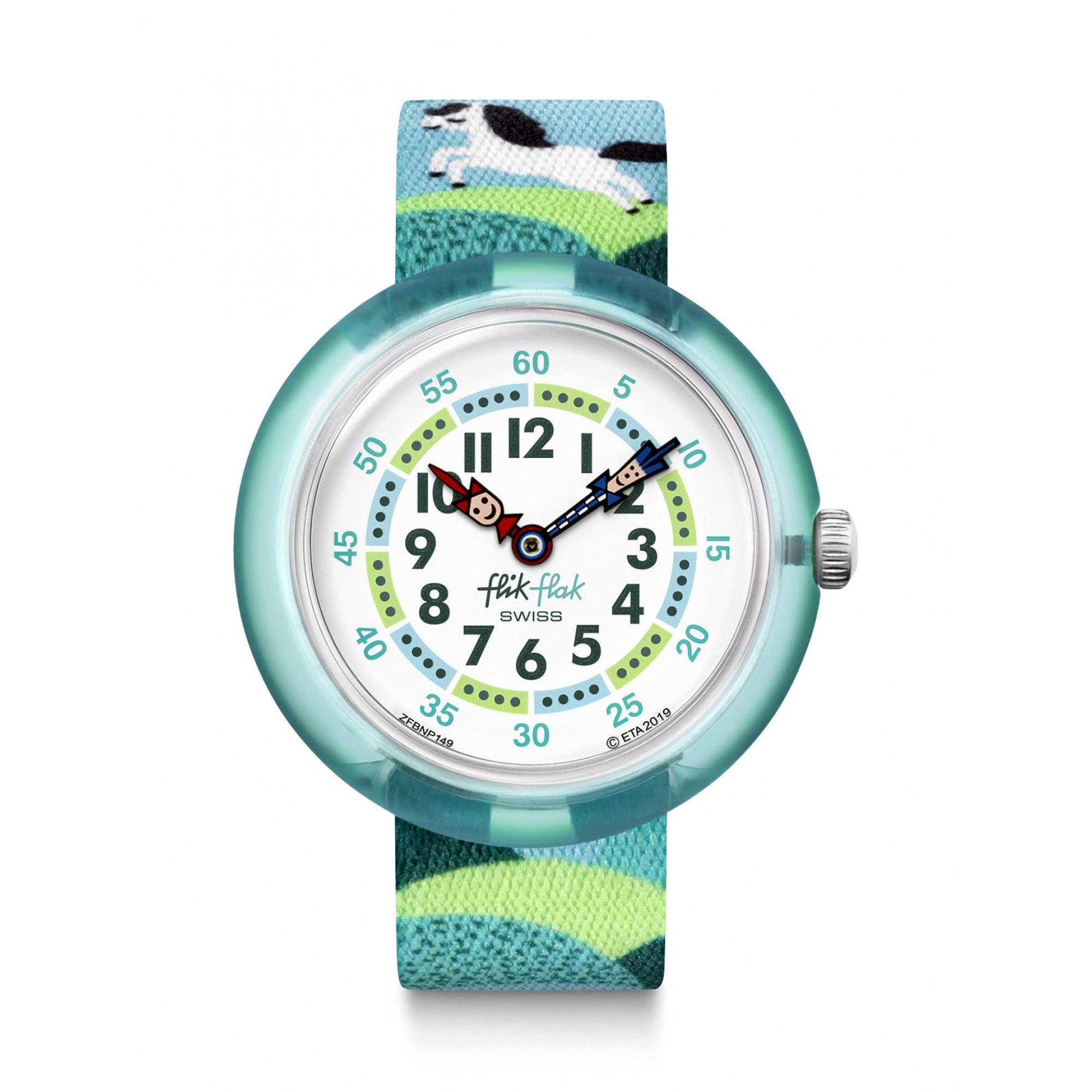 SWATCH Kids Flik Flak Feifei Series 32mm White Watch ZFBNP149 ZFBNP149 White Dial