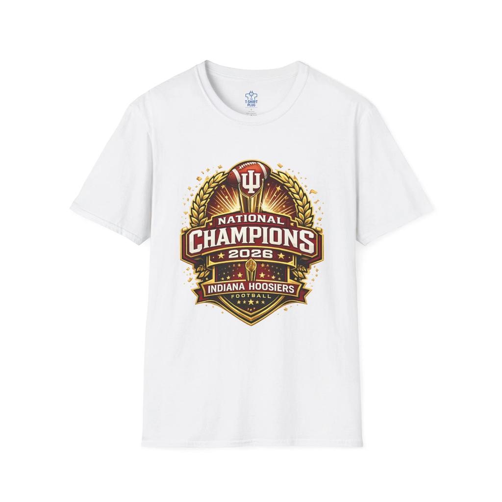2026 National Champions, The Indiana Hoosiers, Unisex Softstyle T shirt