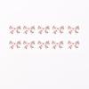 10PCS Planar Resin Bowknot Patches Small Dot Pattern for Scrapbook Diy Hairpin Decoration