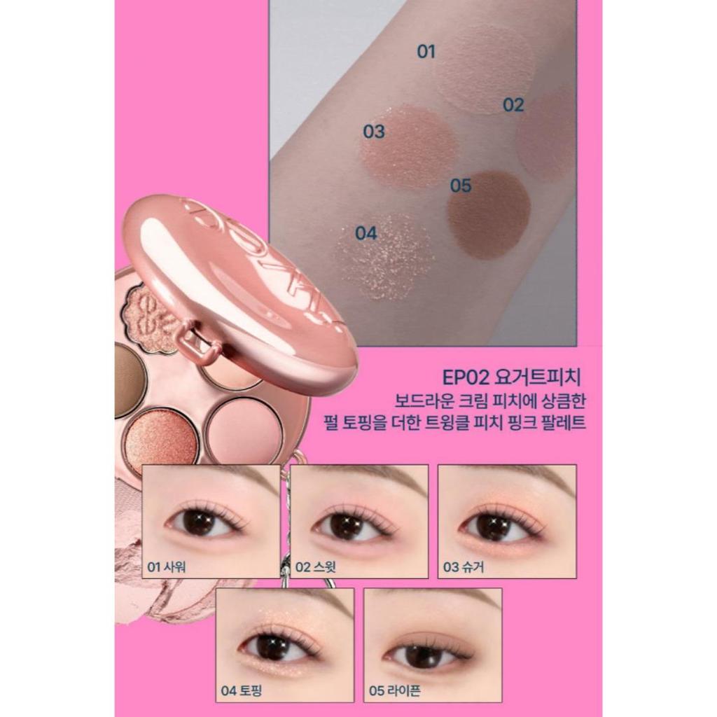 [fwee] Pocket Eye Palette 6.6g (5 colors)