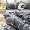 Thickened twill abraded four-piece set cartoon cute printed student dormitory bed sheet quilt set three-piece set