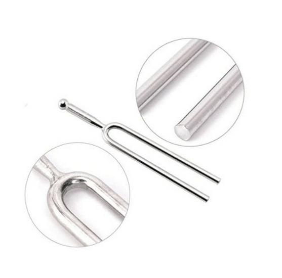 A440Hz Tuning Fork for Piano, Violin, Erhu & Musical Instruments - Professional Steel Round Tool