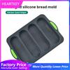 Silicone Cuisson Sandwich pain gâteau Poêle Anti-adhésive démoulage facile ménage silicone alimentaire cuisson petit-déjeuner thé de l'après-midi Formes Moule