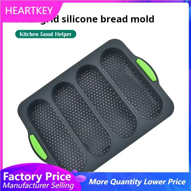 Silicone Cuisson Sandwich pain gâteau Poêle Anti-adhésive démoulage facile ménage silicone alimentaire cuisson petit-déjeuner thé de l'après-midi Formes Moule