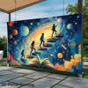 2D Flat Party Backdrop Banner - Reading & Exploring Starry Knowledge
