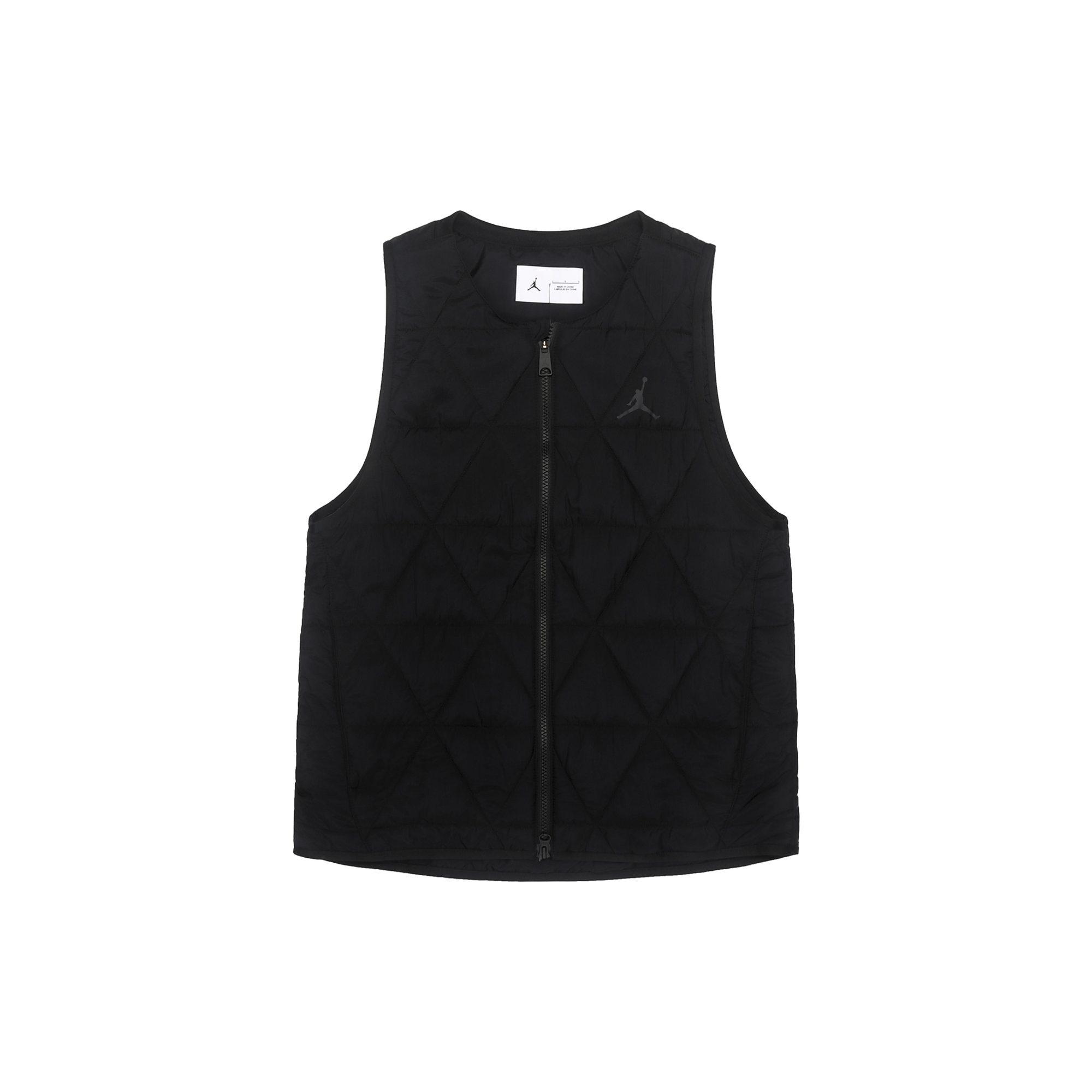 Jordan Vests Men`s Black Crew Neck