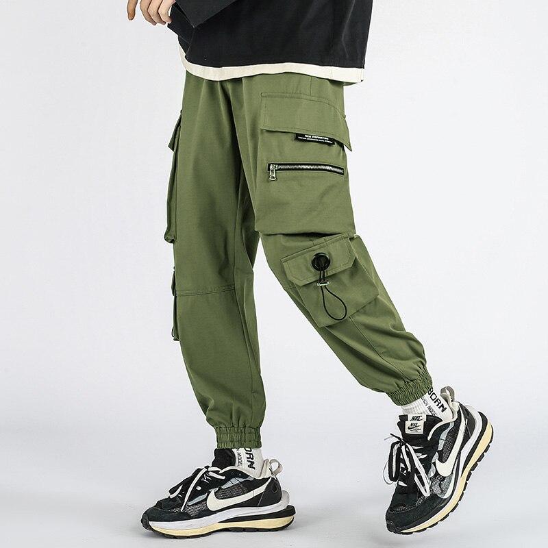 Hombres Pantalones cargo Hombres Multi-bolsillo Suelto Estilo Hong Kong  Moda Juvenil De Alta Calidad Casual Pantalones Cargo Hombres Pantalón  comprar a buen precio — entrega gratuita, reseñas reales con fotos — Joom