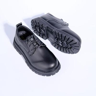 Nuove Scarpe Nere Opache in Pelle Africana per Bambini, per Scuola e Palcoscenico, 2026