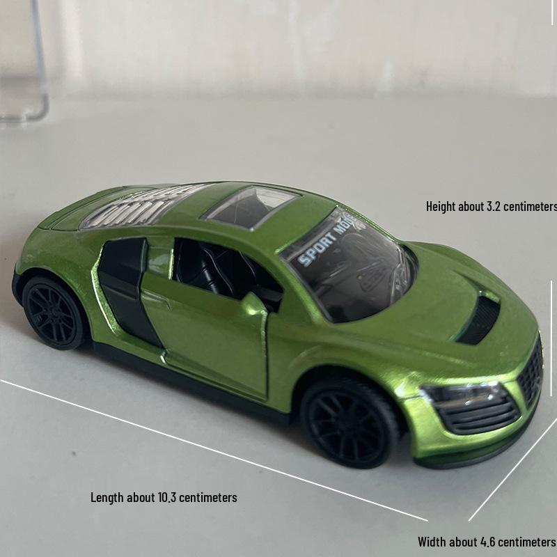1:43 Alloy Pull-Back Sports Car Toy Figurine for Kids - Claw Machine Gashapon Gift.